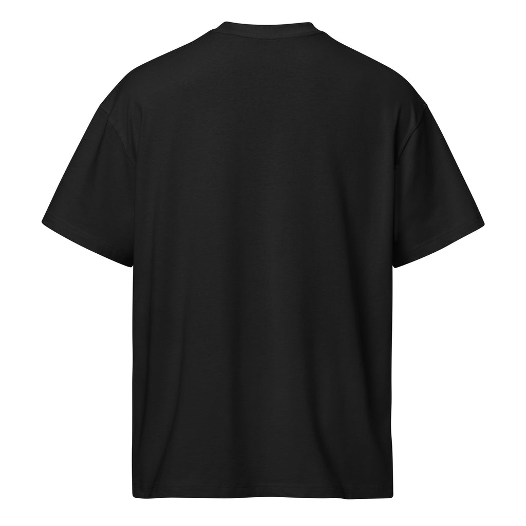 Black DPC Persistence Co. heavyweight oversized tee - back view