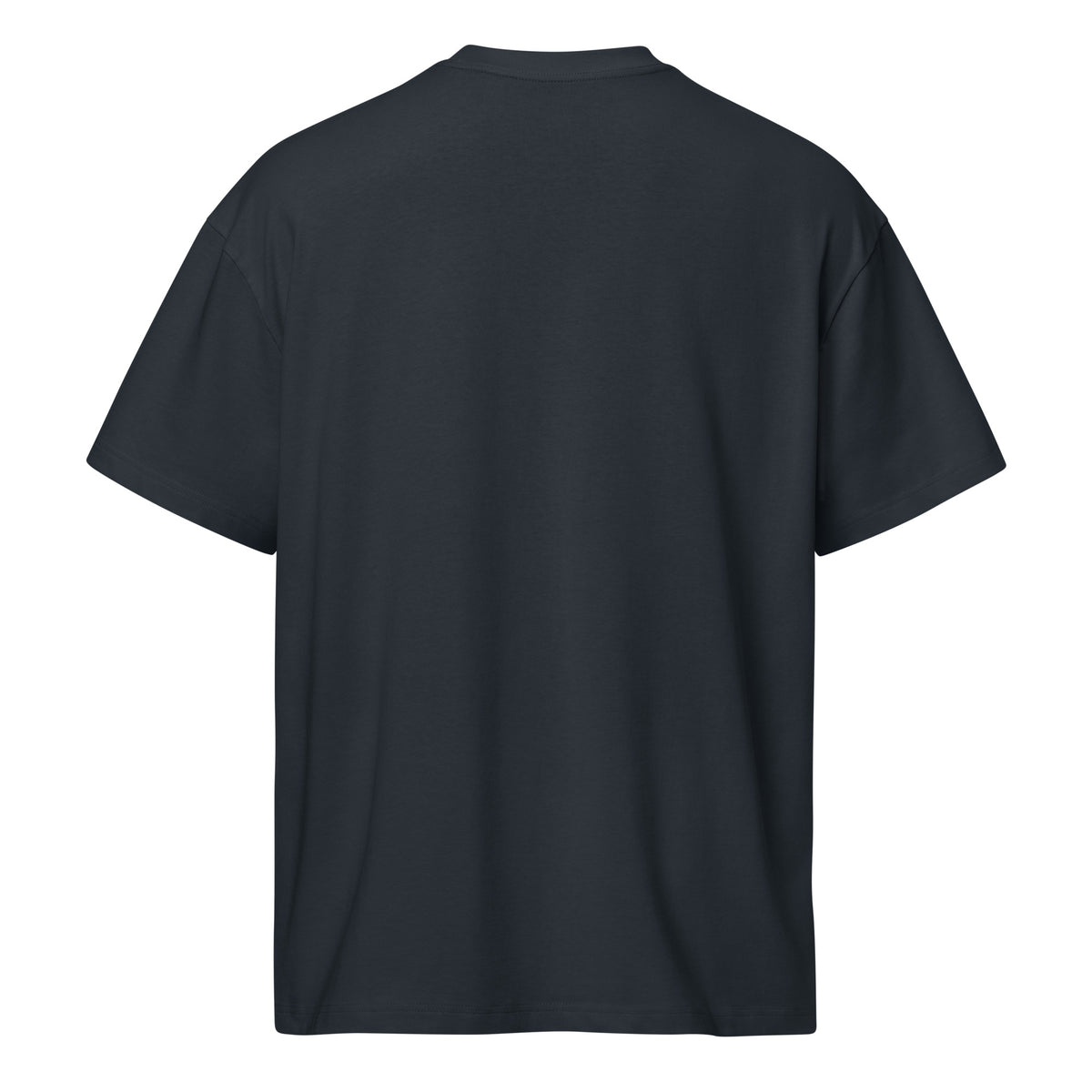 Navy Blazer DPC Persistence Co. heavyweight oversized tee - back view
