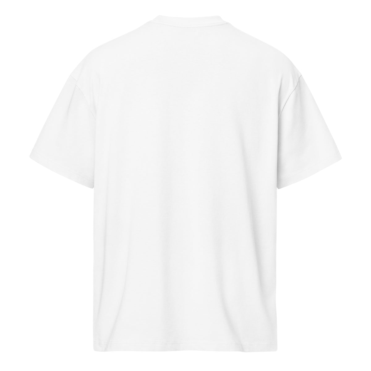 White DPC Persistence Co. heavyweight oversized tee - back view