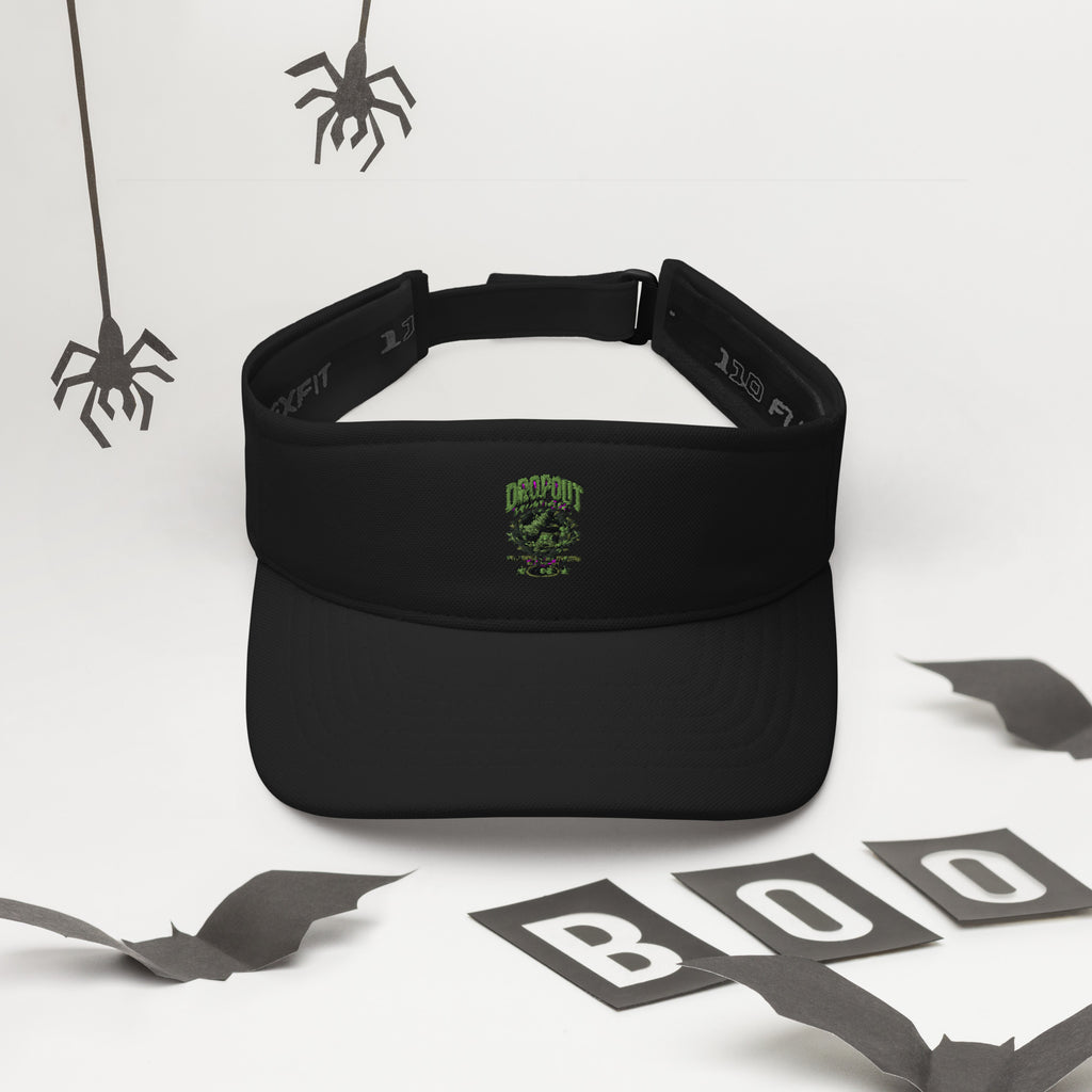Black DPC Persistence Co. low-profile visor - alternate front angle