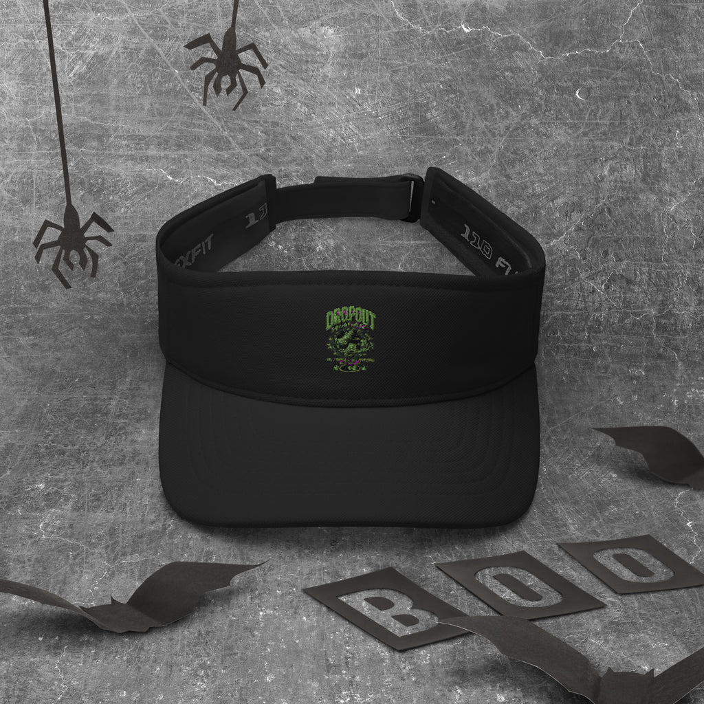 Black DPC Persistence Co. low-profile visor - front view