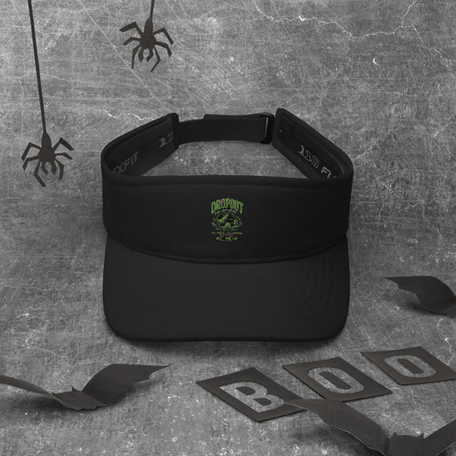Black DPC Persistence Co. low-profile visor - front view